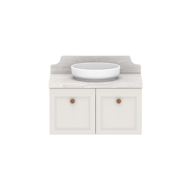ADP Mabel Wall Hung Vanity With Cherry Pie Premium Solid Surface Benchtop