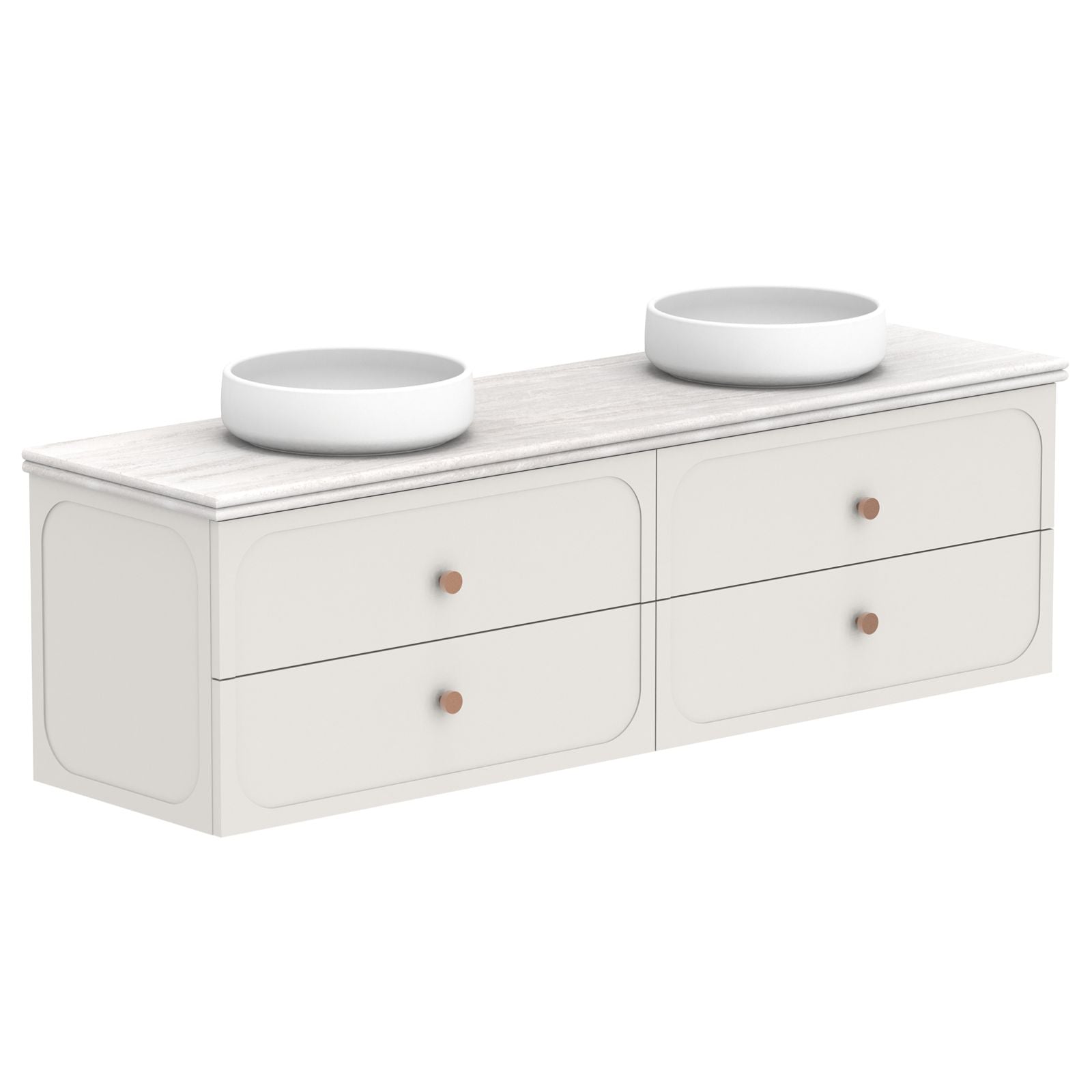 ADP Madden Wall Hung Vanity with Manor Cherry Pie Benchtop MADFAW1800WHDCP - The Blue Space