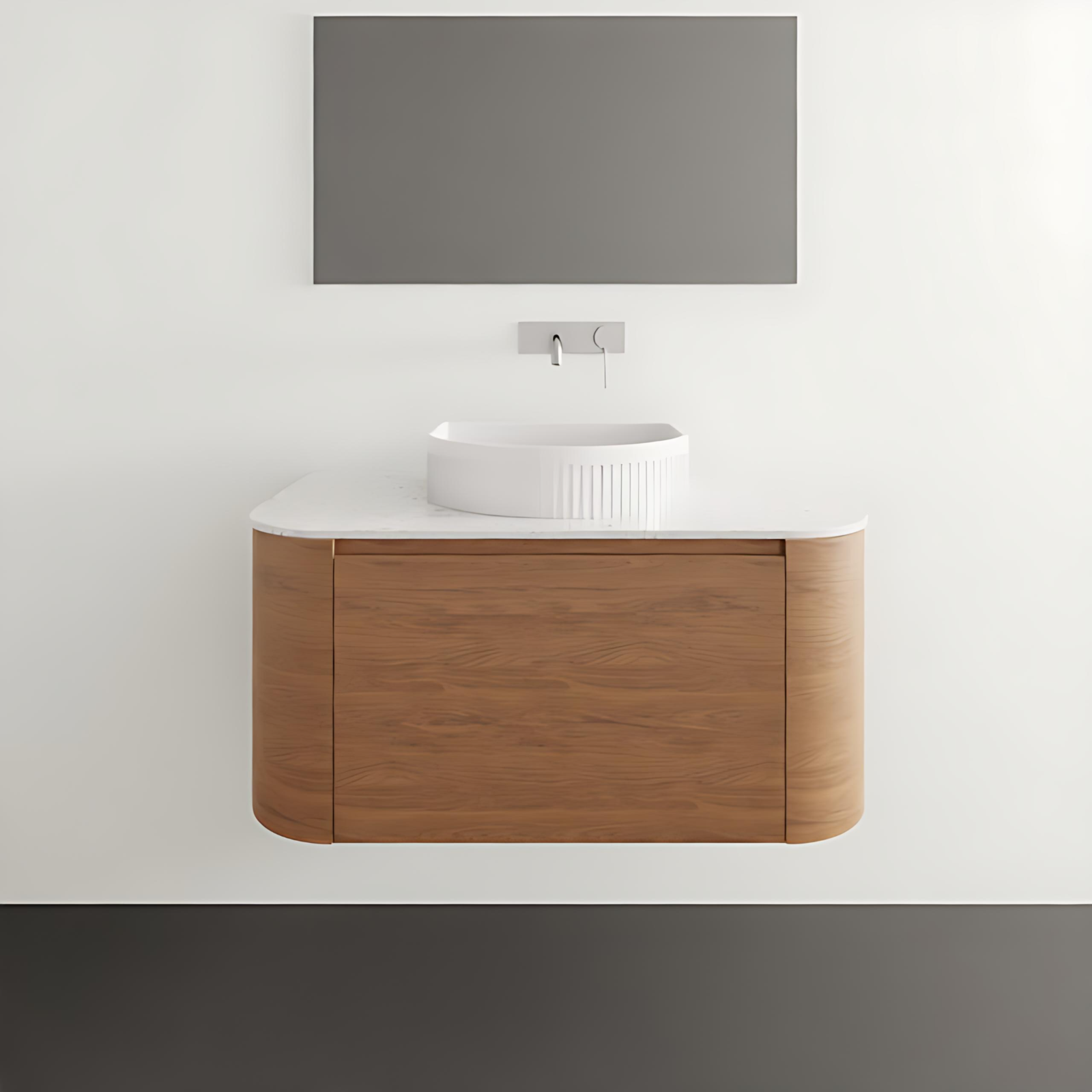 ADP Surry Wall Hung Vanity with Durasein Benchtop SURFAS0900WHCDU - The Blue Space
