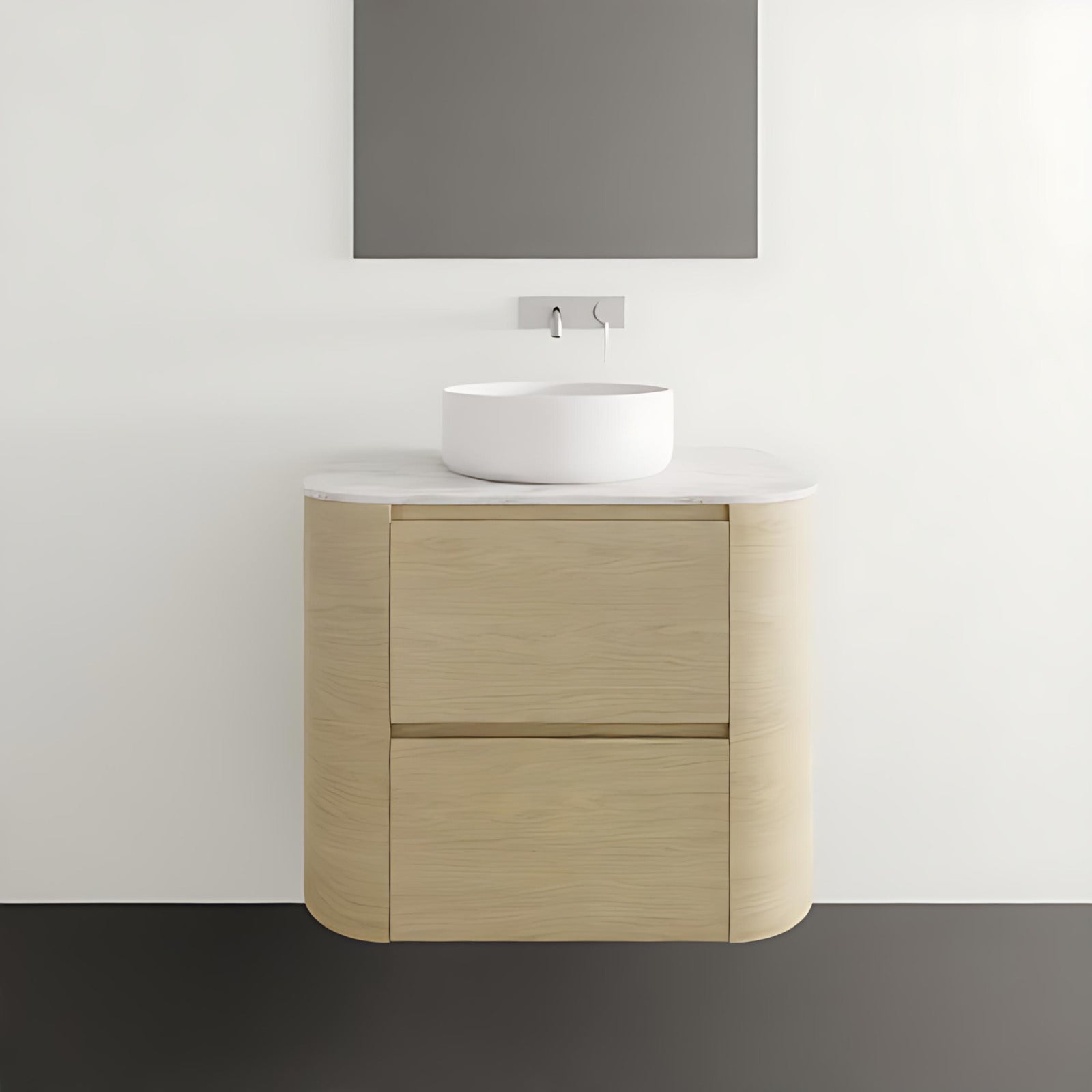 ADP Thea Wall Hung Vanity with Durasein Benchtop TEAFAW0750WHCCP - The Blue Space