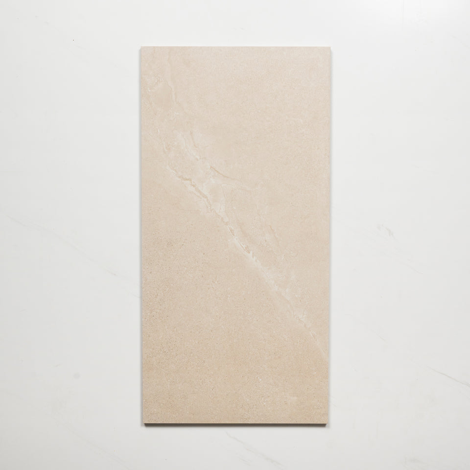 Ardenne Beige Travertine Look Porcelain Tile P4 300×600mm