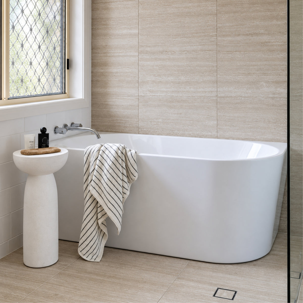 Bao Bon 1500mm Back to Corner Bath BAO500315L - The Blue Space