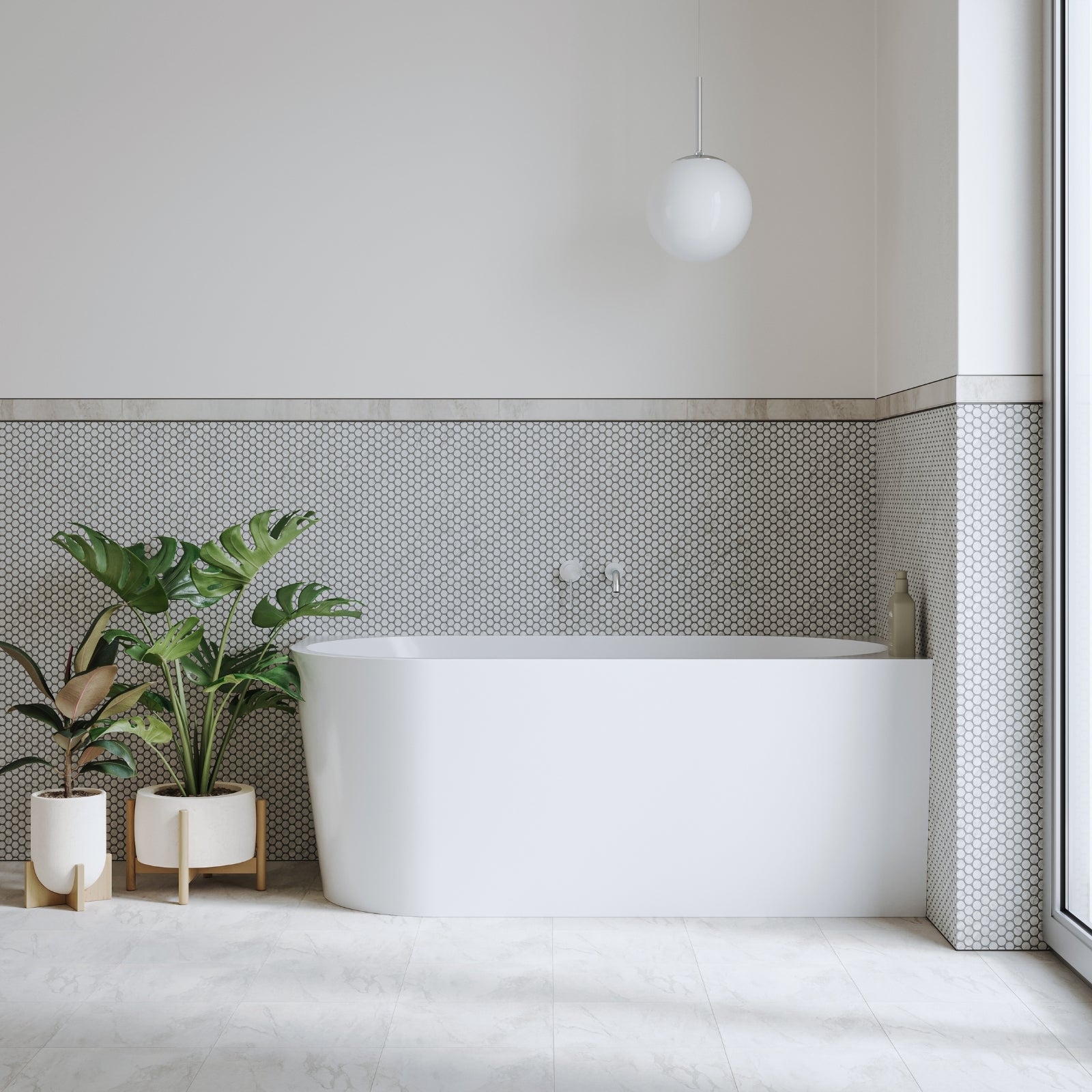 Lifestyle Bao Bon 1500mm Back to Corner Bath - Right Hand Corner BAO500315R - The Blue Space