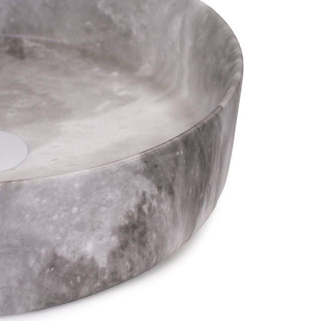 Bao Round 400mm Above Counter Basin Moon Grey | The Blue Space