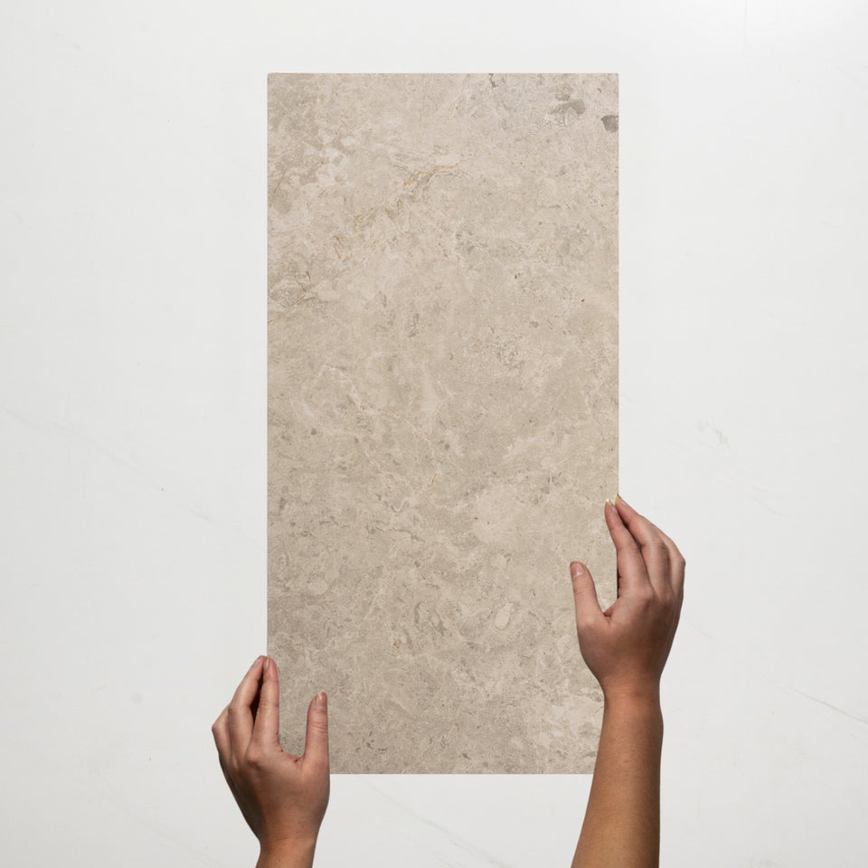 Cairnwell Taupe Stone Look Porcelain Tile P3 300×600mm