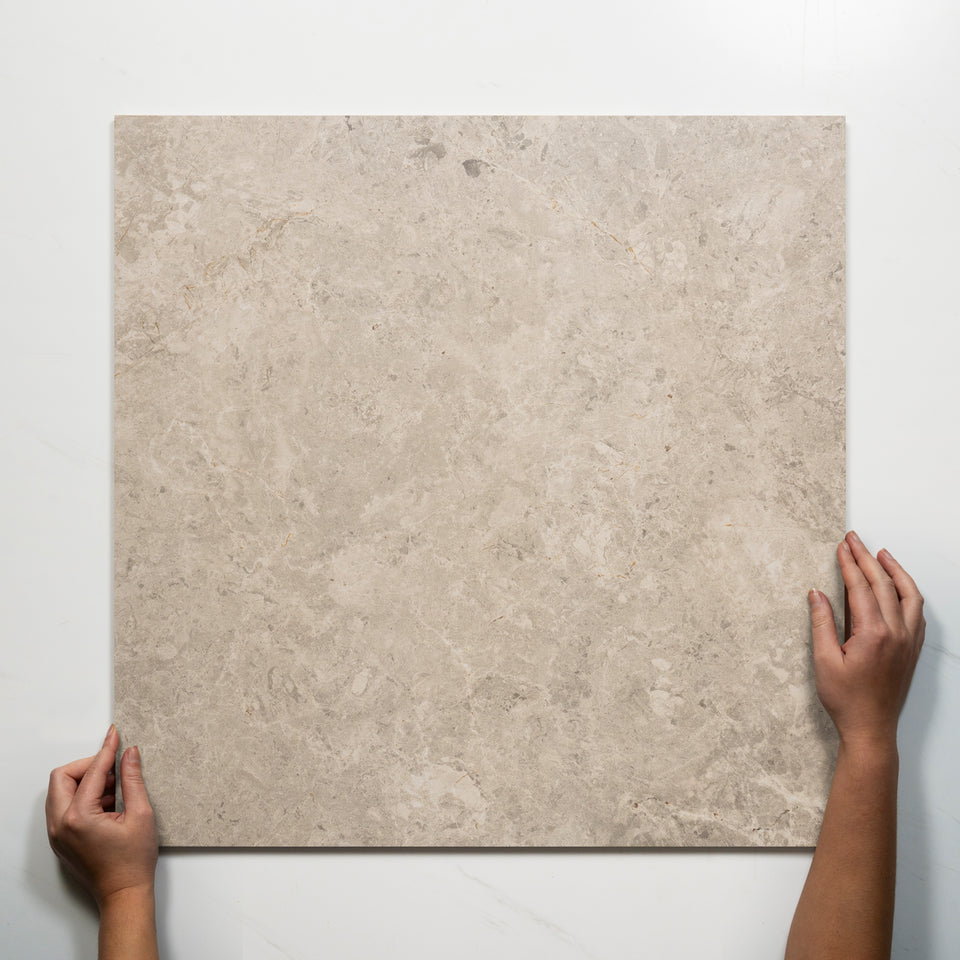 Cairnwell Taupe Stone Look Porcelain Tile P3 600×600mm