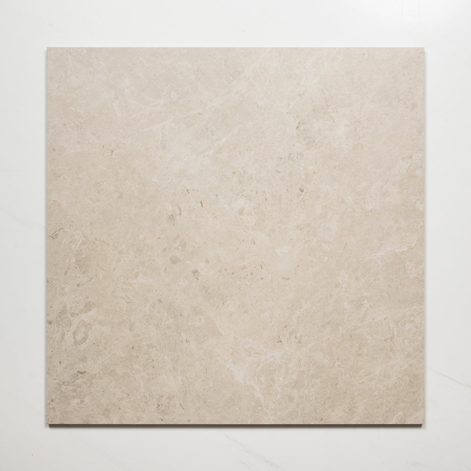 Cairnwell White Stone Look Porcelain Tile P3 600×600mm