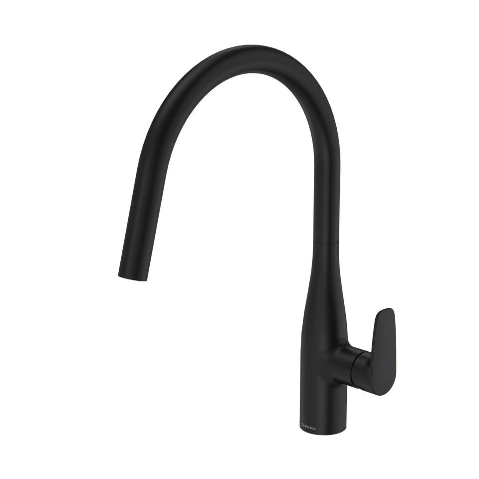 Caroma Contura II Pull Out Sink Mixer - Black