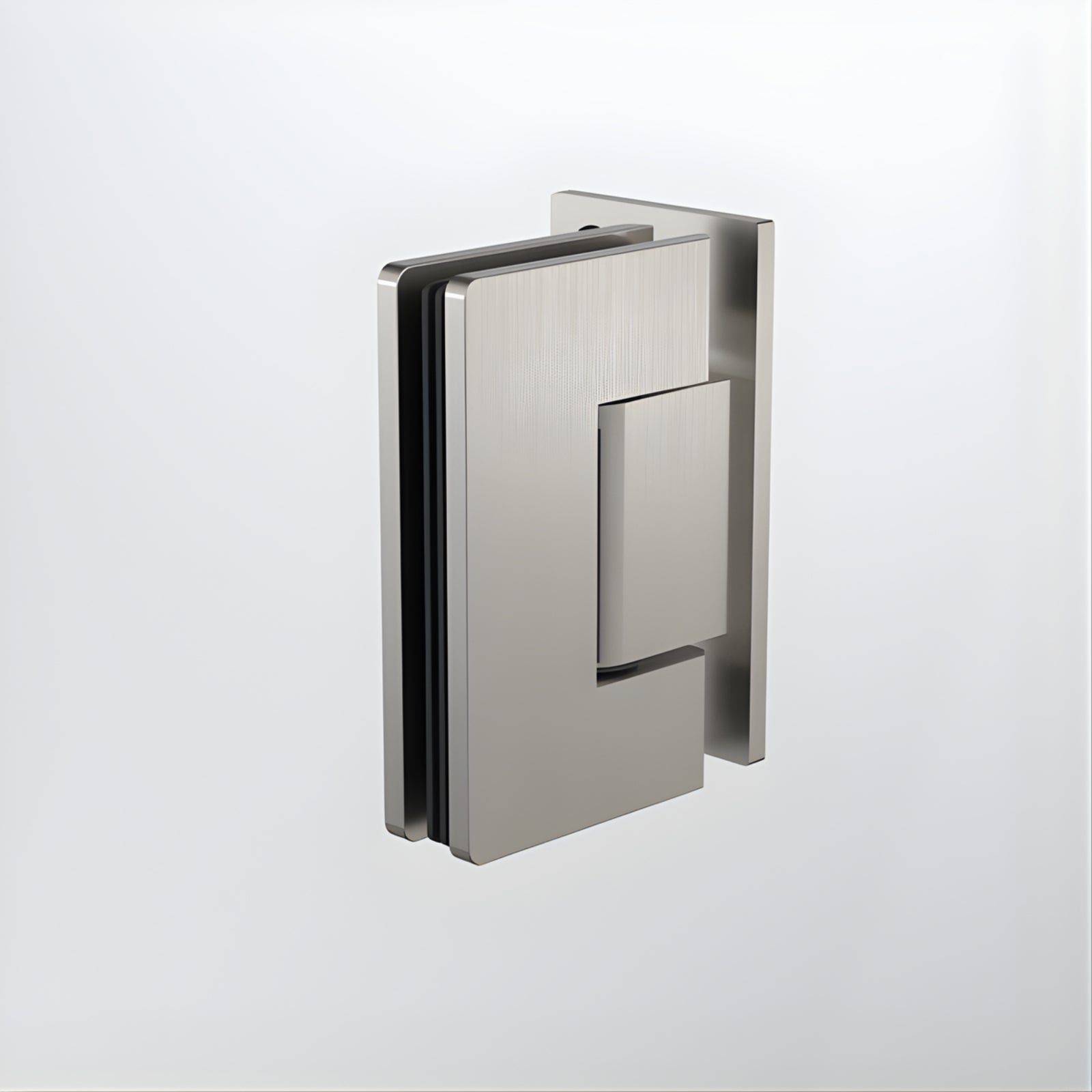 Caroma Glass to Wall Shower Door Hinge Brushed Nickel 14228004BN - The Blue Space