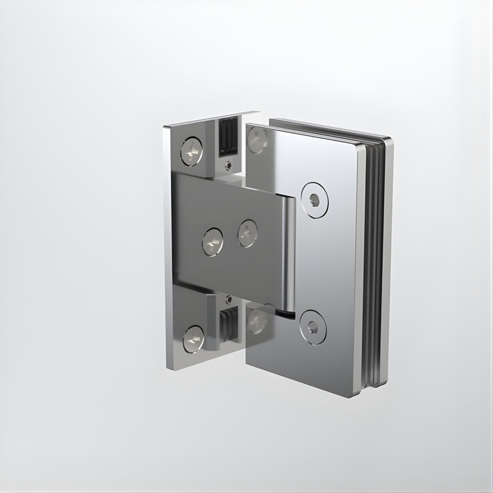 Back Caroma Glass to Wall Shower Door Hinge Polished Stainless Steel 14228004PSS - The Blue Space