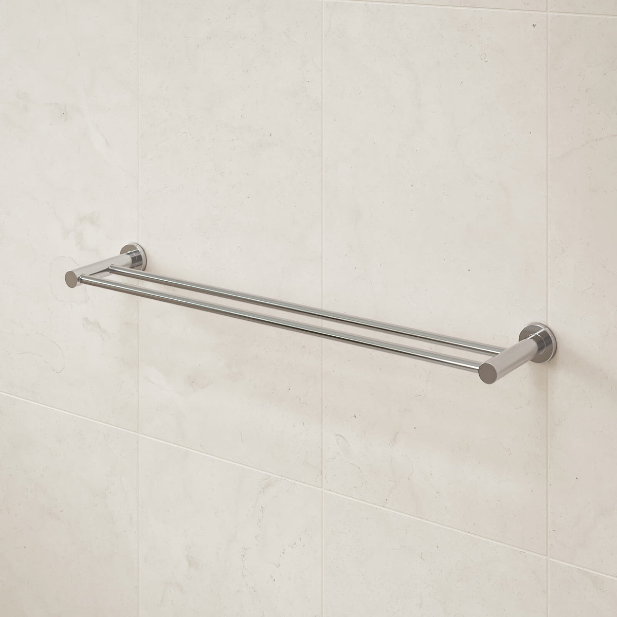 Caroma Liano II Double Towel Rail 640mm Chrome | The Blue Space