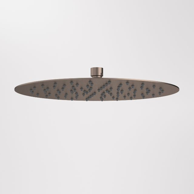 Caroma 300mm Round Rain Shower - Brushed Bronze