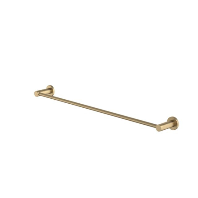Caroma Liano II Single Towel Rail 640mm - Brushed Brass