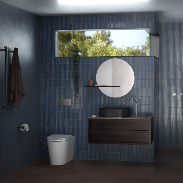 Caroma Liano II Toilet Roll Holder - Gunmetal