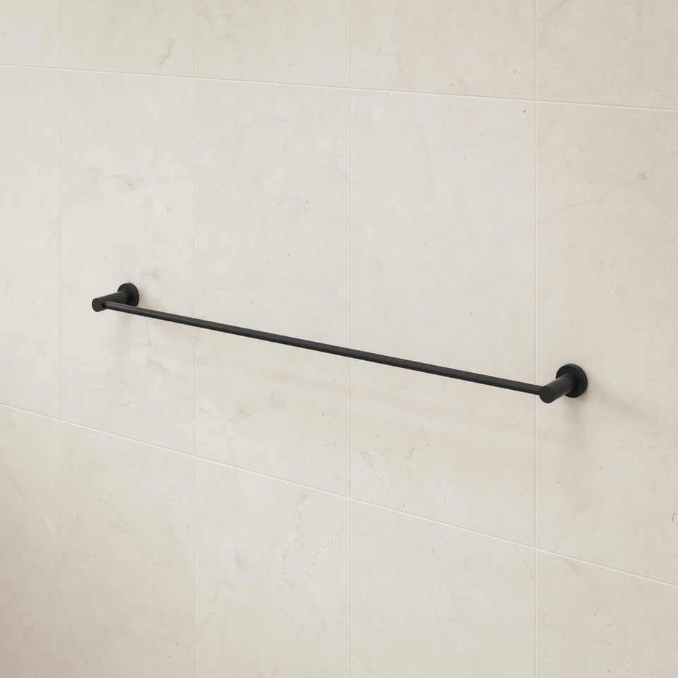 Caroma Liano II Single Towel Rail 840mm - Matte Black