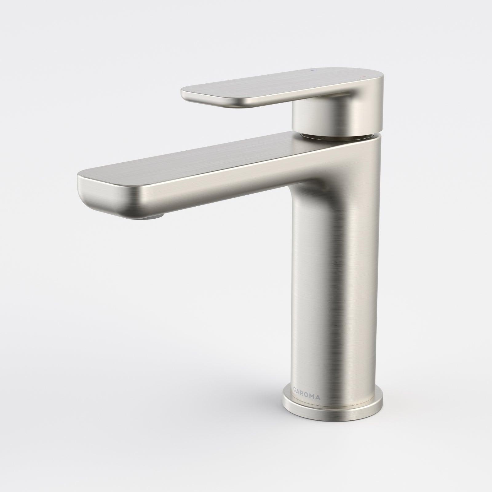 Caroma Luna II Basin Mixer - Brushed Nickel 68198BN6AF - The Blue Space