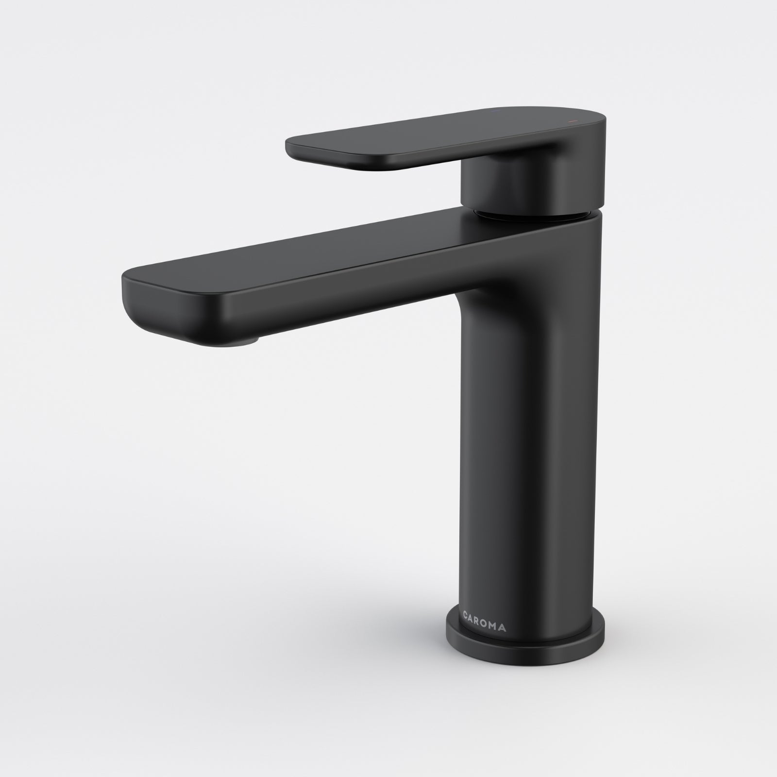 Caroma Luna II Basin Mixer - Satin Black 68198BL6AF - The Blue Space