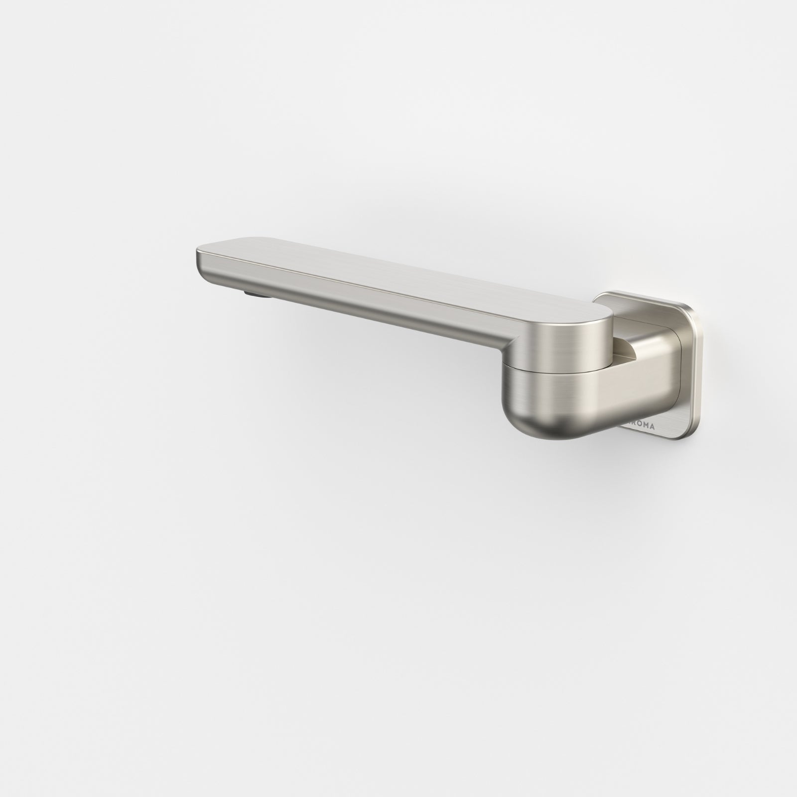 Swivel Caroma Luna II Swivel Bath Outlet 220mm - Brushed Nickel 68207BN - The Blue Space