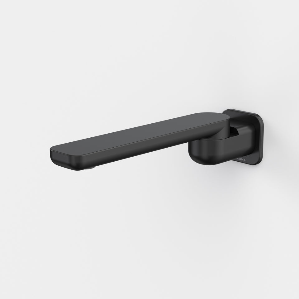 Caroma Luna II Swivel Bath Outlet 220mm - Satin Black