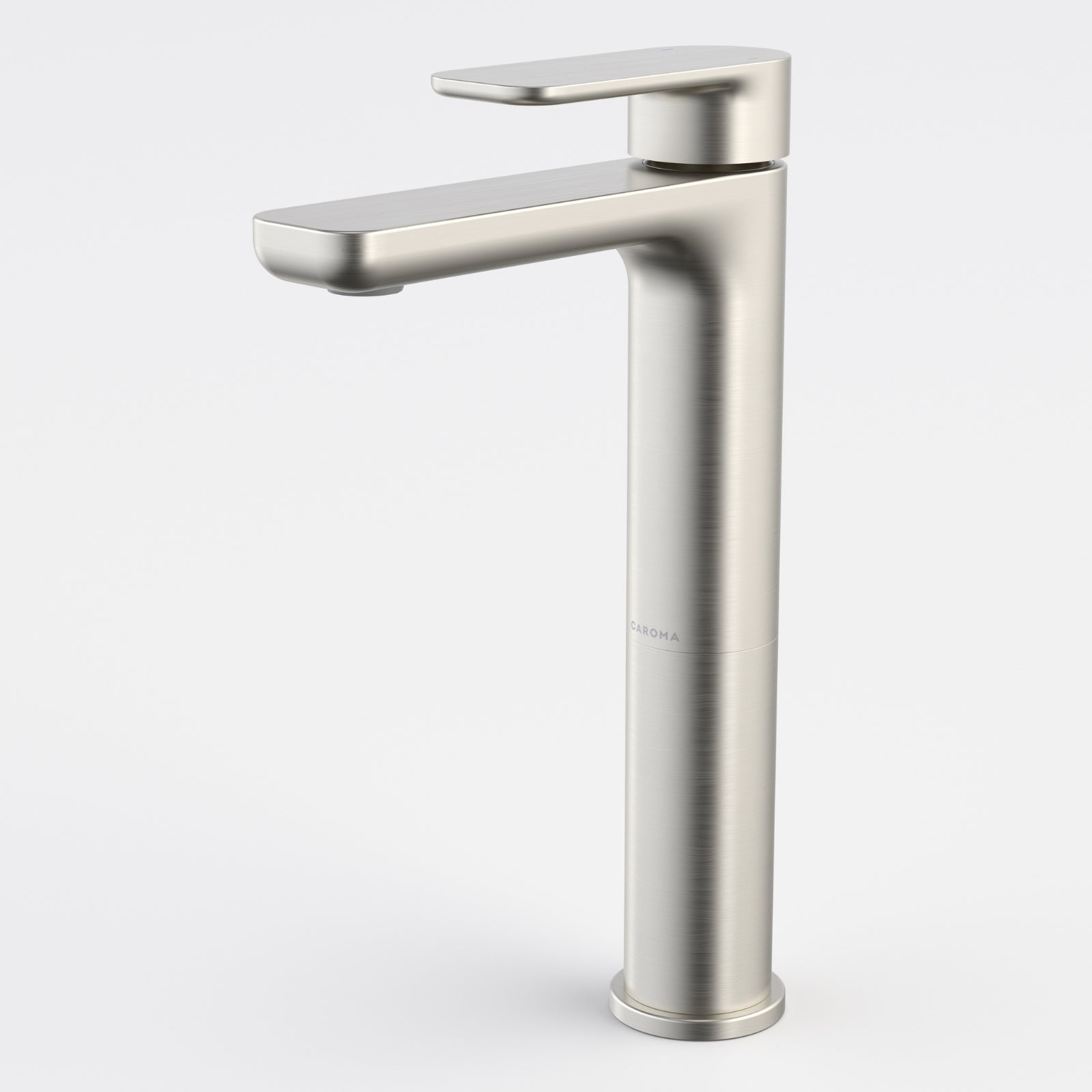 Caroma Luna II Tower Basin Mixer - Brushed Nickel 68200BN6AF - The Blue Space