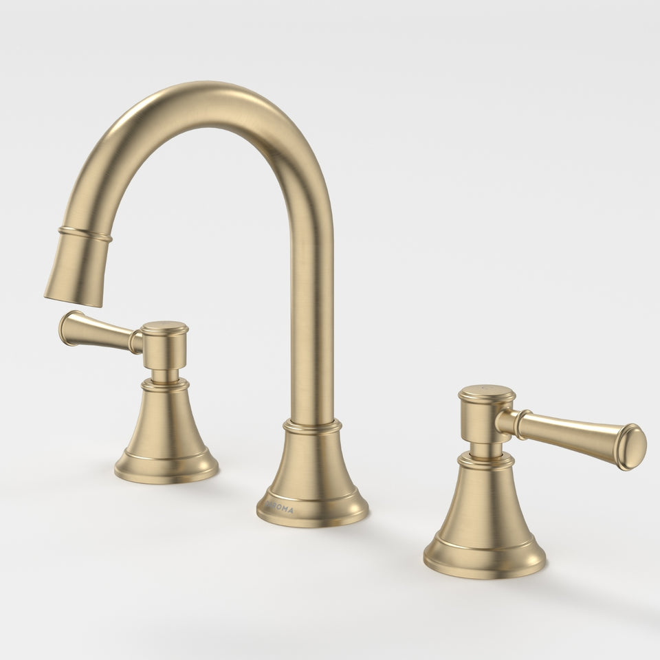 Caroma Riviere Basin Set - Brushed Brass