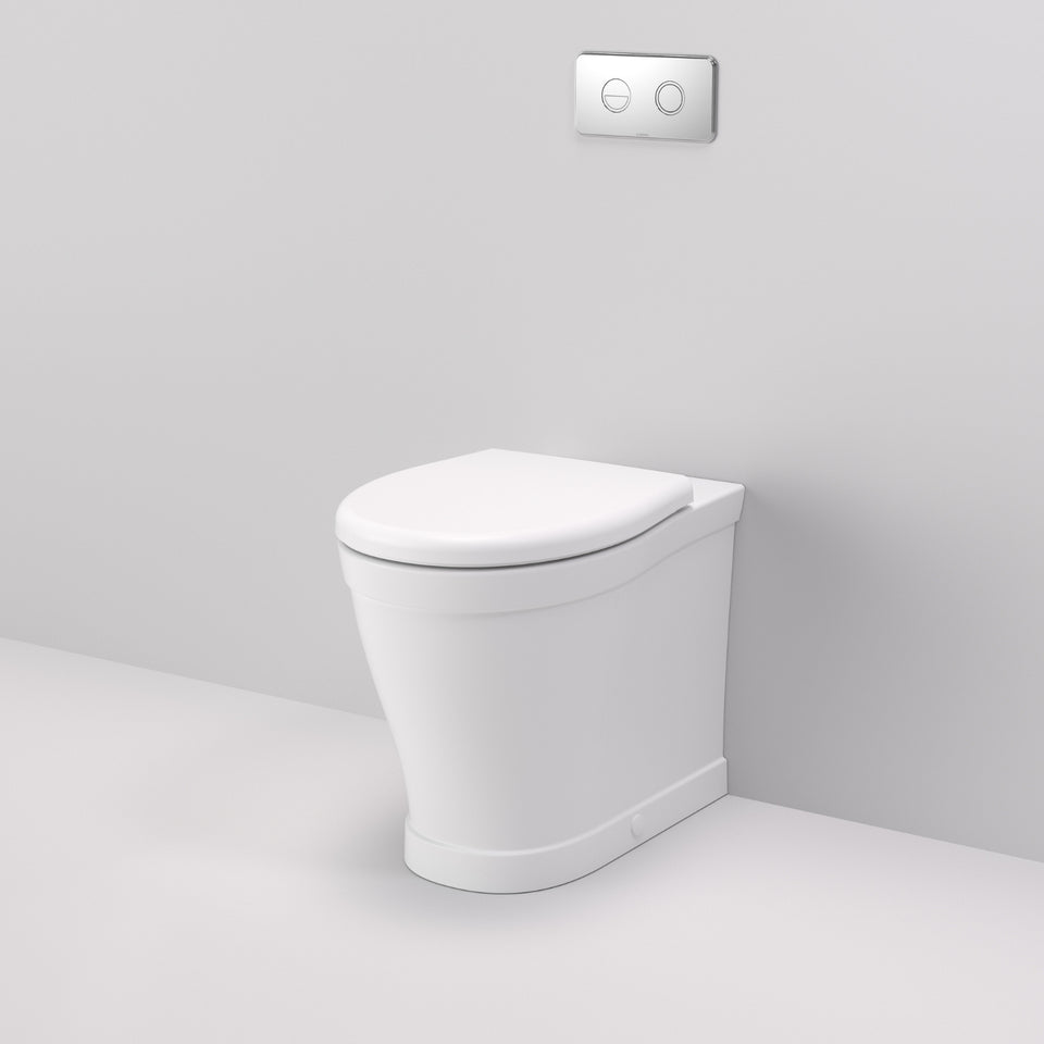 Caroma Riviere Cleanflush® Invisi Series II® Wall Faced Toilet Suite - Matte White
