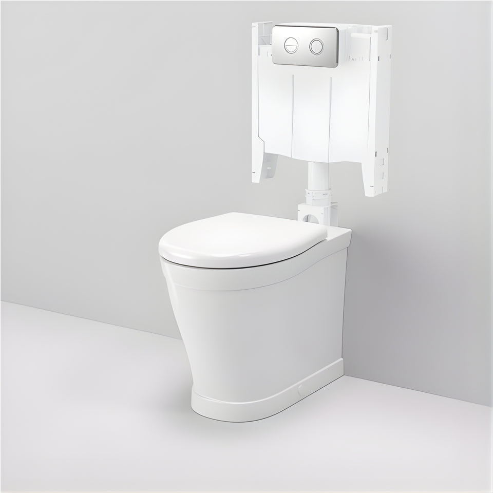Caroma Riviere Cleanflush® Invisi Series II® Wall Faced Toilet Suite - White