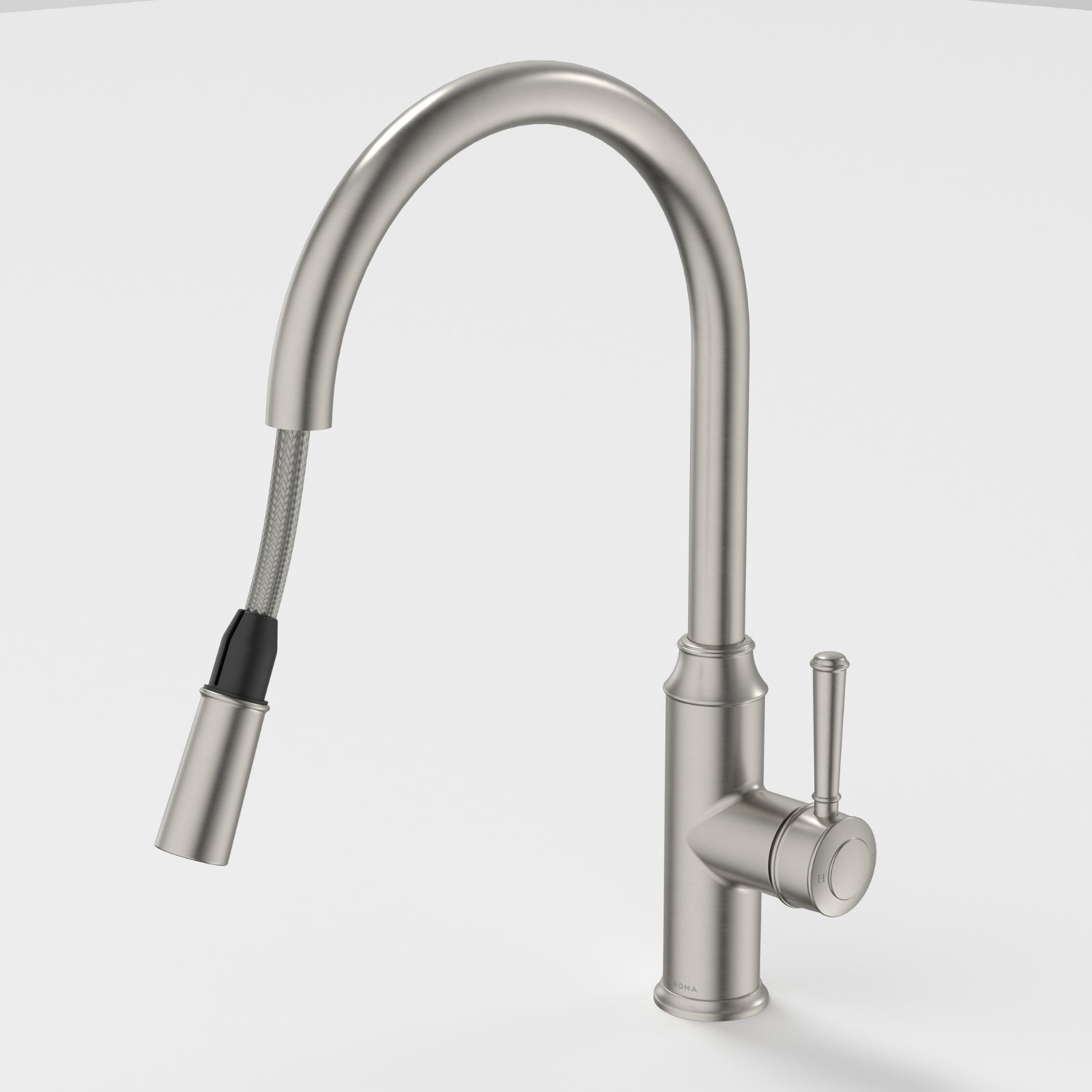 Extended Caroma Riviere Pull Out Sink Mixer - Brushed Nickel 520017BN56AF - The Blue Space