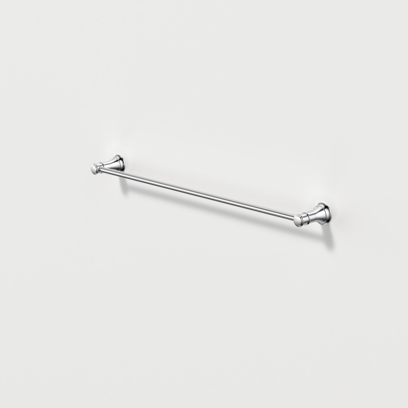 Caroma Riviere Single Towel Rail 600mm - Chrome 520034C - The Blue Space