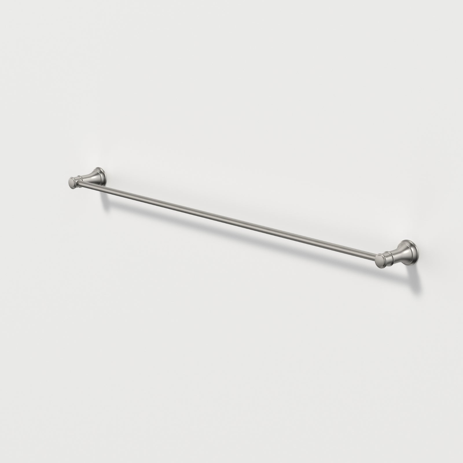 Caroma Riviere Single Towel Rail 800mm - Brushed Nickel 520036BN - The Blue Space