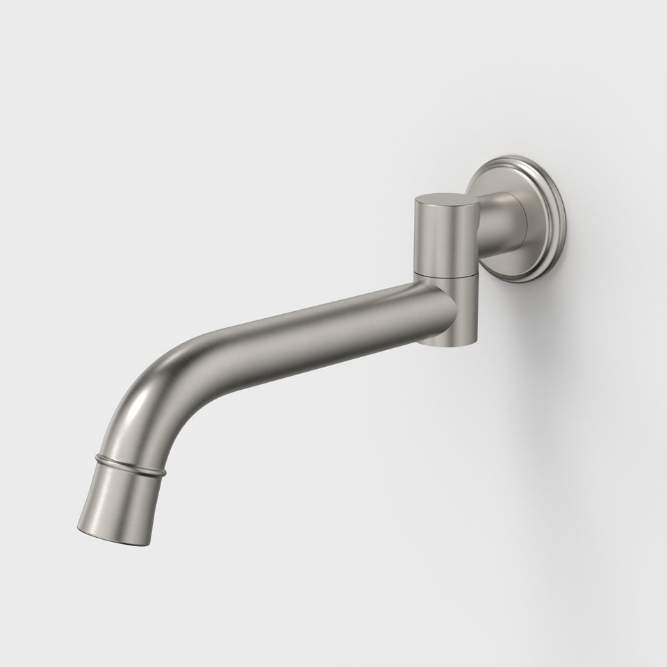 Caroma Riviere Swivel Bath Outlet 220mm - Brushed Nickel