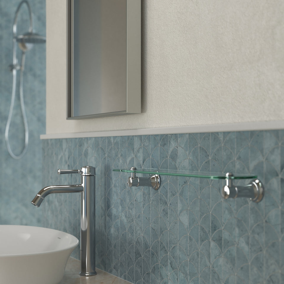 Caroma Riviere Tower Basin Mixer - Chrome