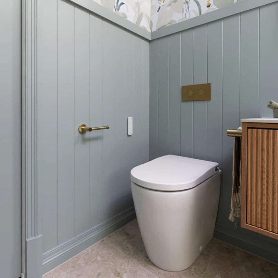 Caroma Urbane II Invisi Series II Wall Faced Bidet Suite
