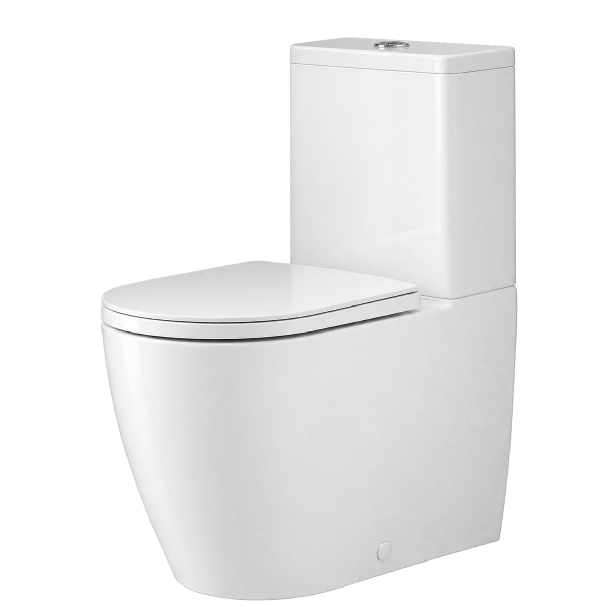Caroma Urbane II Luxe Cleanflush Wall Faced Toilet Suite - Upgraded Seat Design 746250WLX - The Blue Space