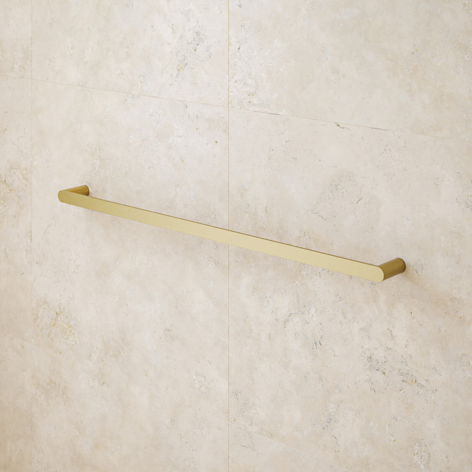 Caroma Urbane II Single Towel Rail 825mm Brushed Brass