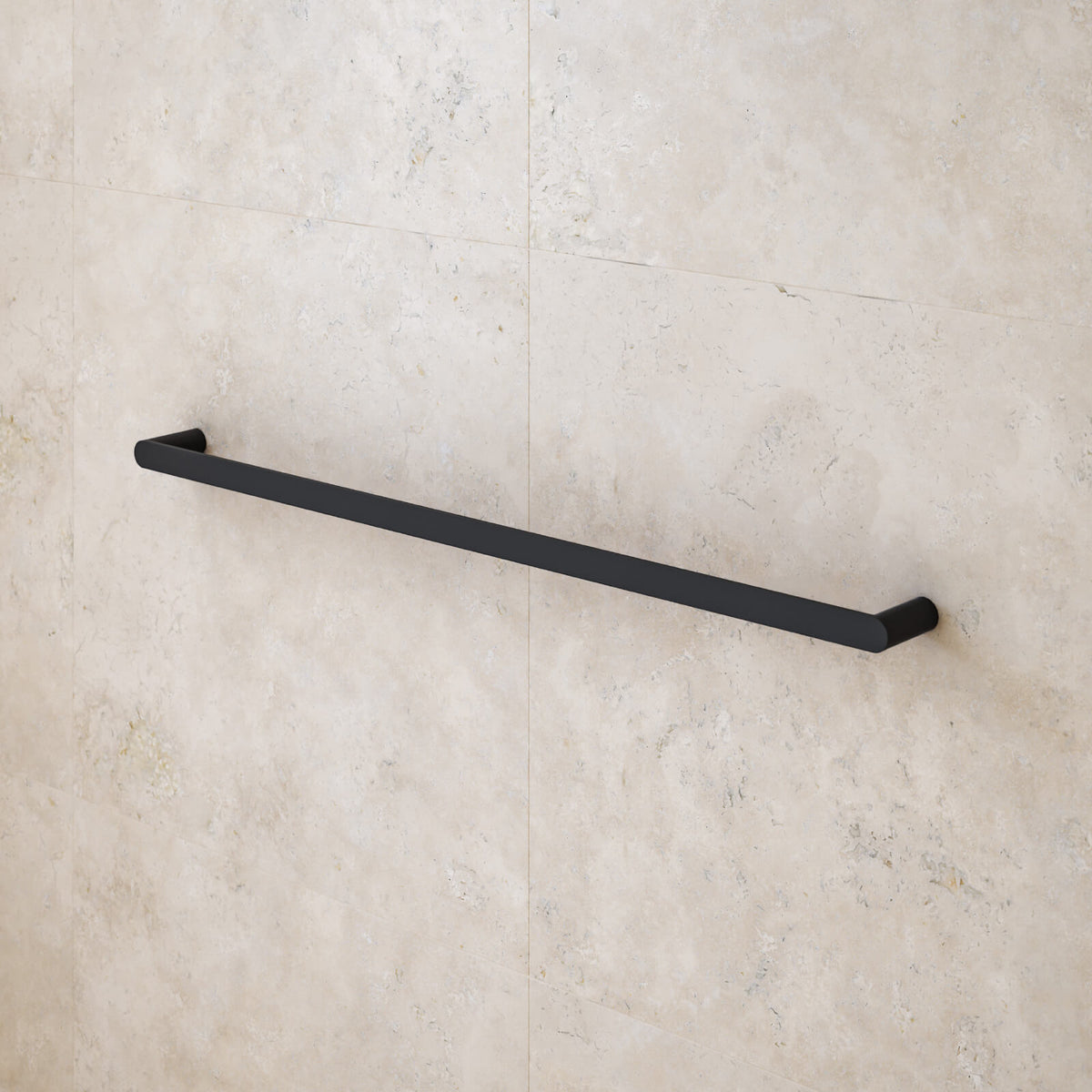 Caroma Urbane II Single Towel Rail 825mm Matte Black | The Blue Space