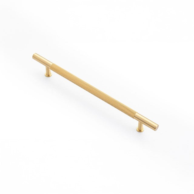 Castella Grove Pull Handle Satin Brass