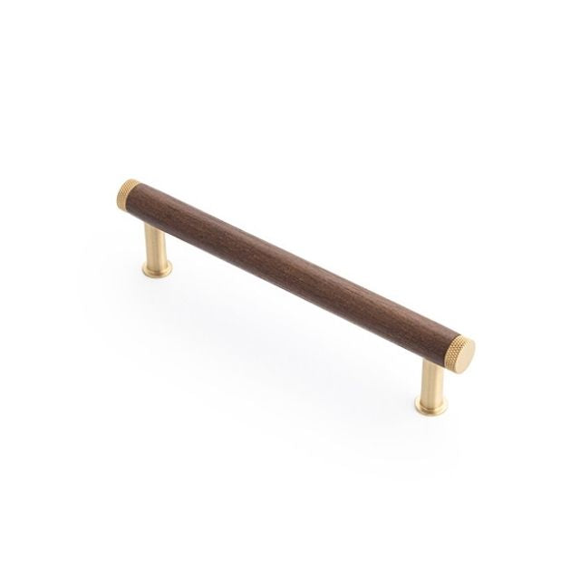 Castella Tundra Handle Walnut/Satin Brass