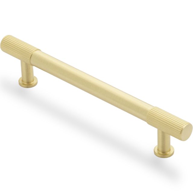 Castella Ridge Handle Satin Brass