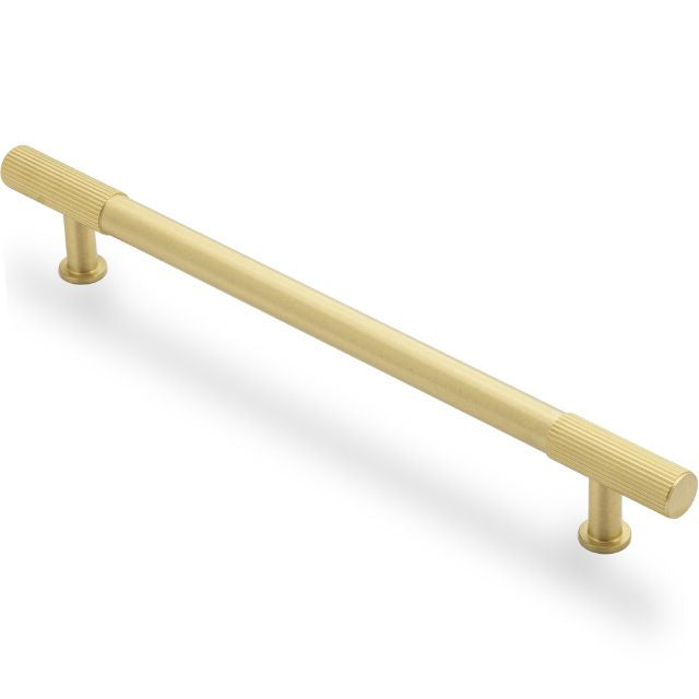 Castella Ridge Handle Satin Brass