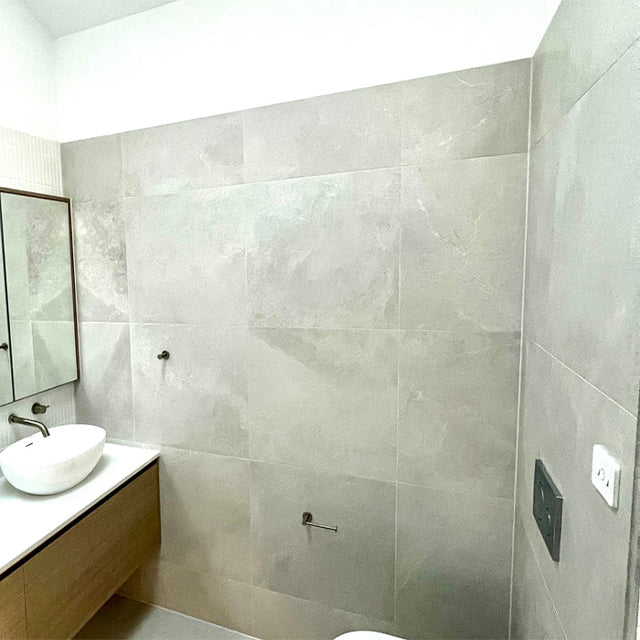 Casuarina White Honed Porcelain Tile 600x600mm