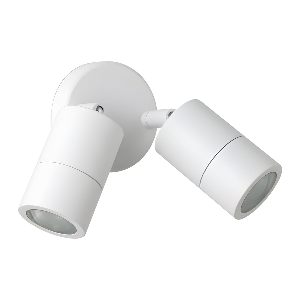 Eglo Fremantle 2 Light Adjustable Outdoor Wall Light White 206151 - The Blue Space