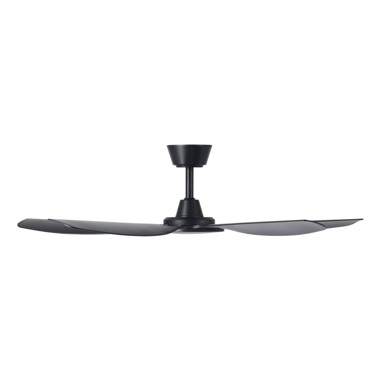 Side View Eglo Miami 48 DC Ceiling Fan Black 20796302 - The Blue Space