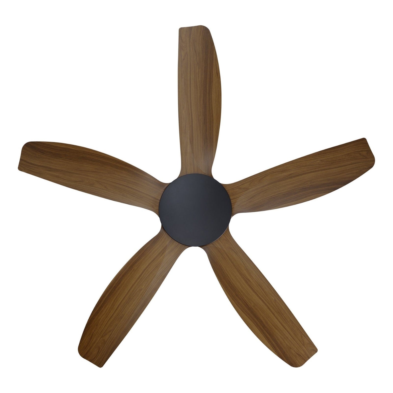 Blades Eglo Miami 48 DC Ceiling Fan Black/Teak 20796307 - The Blue Space