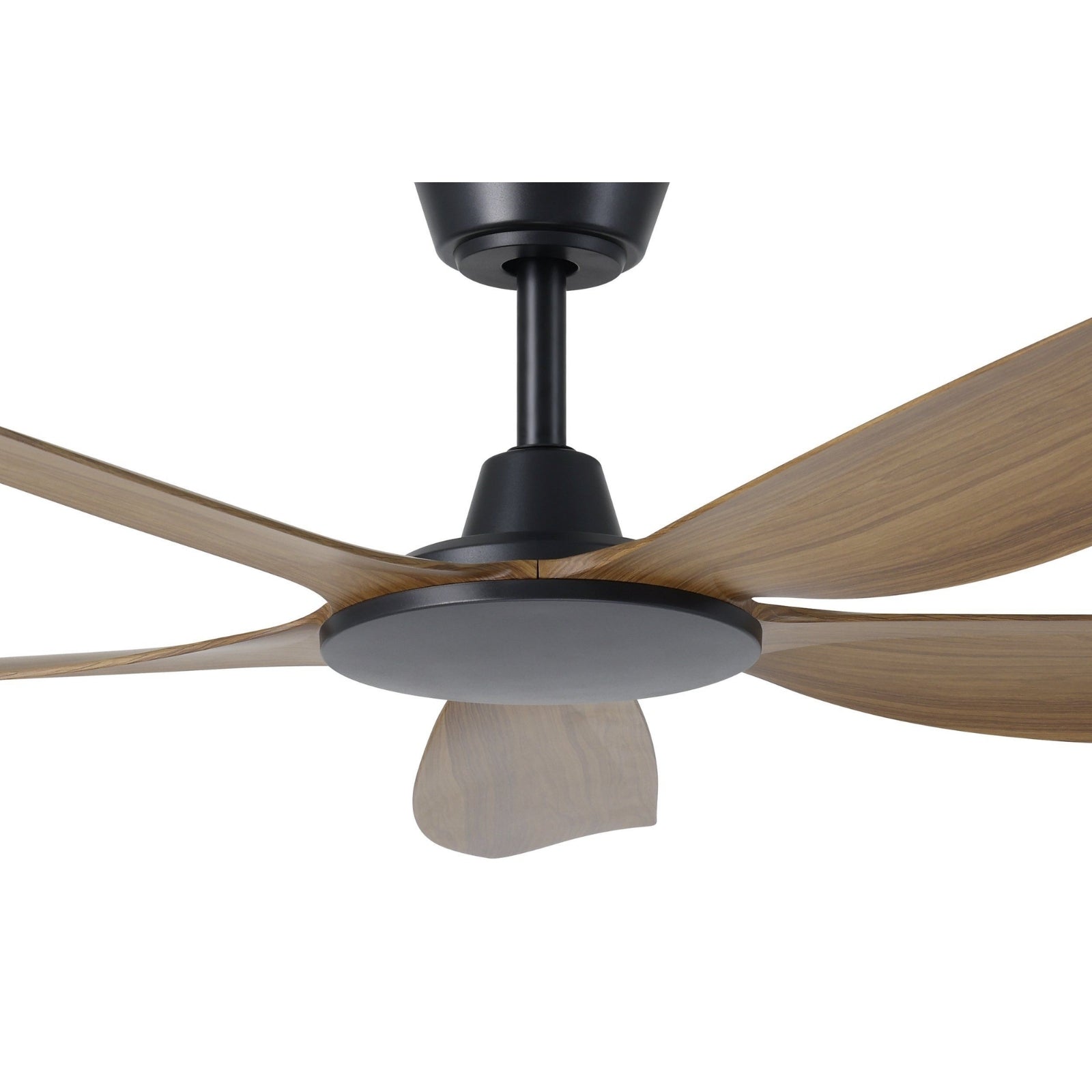Details Eglo Miami 48 DC Ceiling Fan Black/Teak 20796307 - The Blue Space