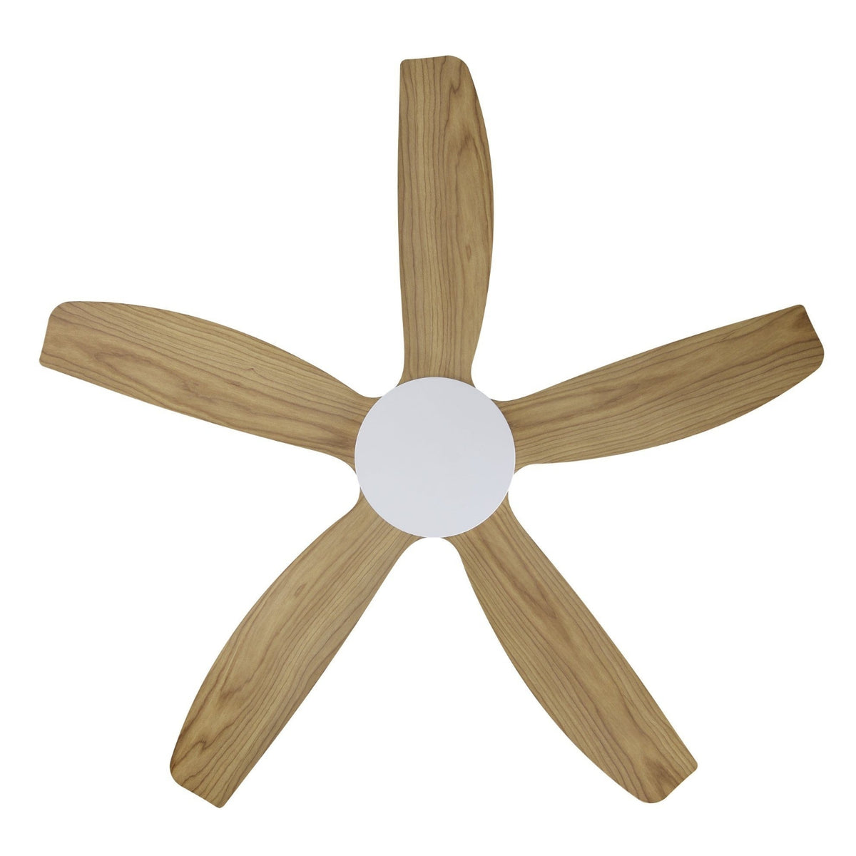 Blades Eglo Miami 48 DC Ceiling Fan White /Blackbutt 20796316 - The Blue Space