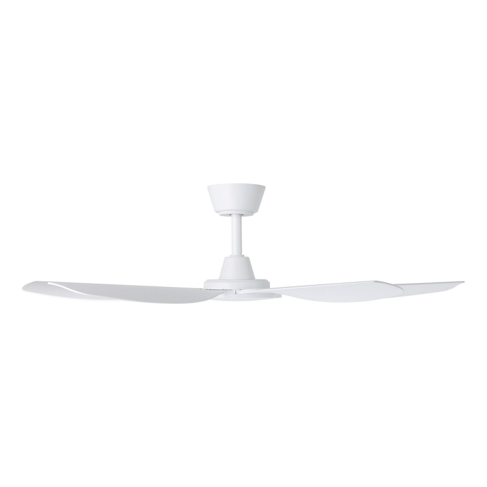 Side View Eglo Miami 48 DC Ceiling Fan White 20796301 - The Blue Space