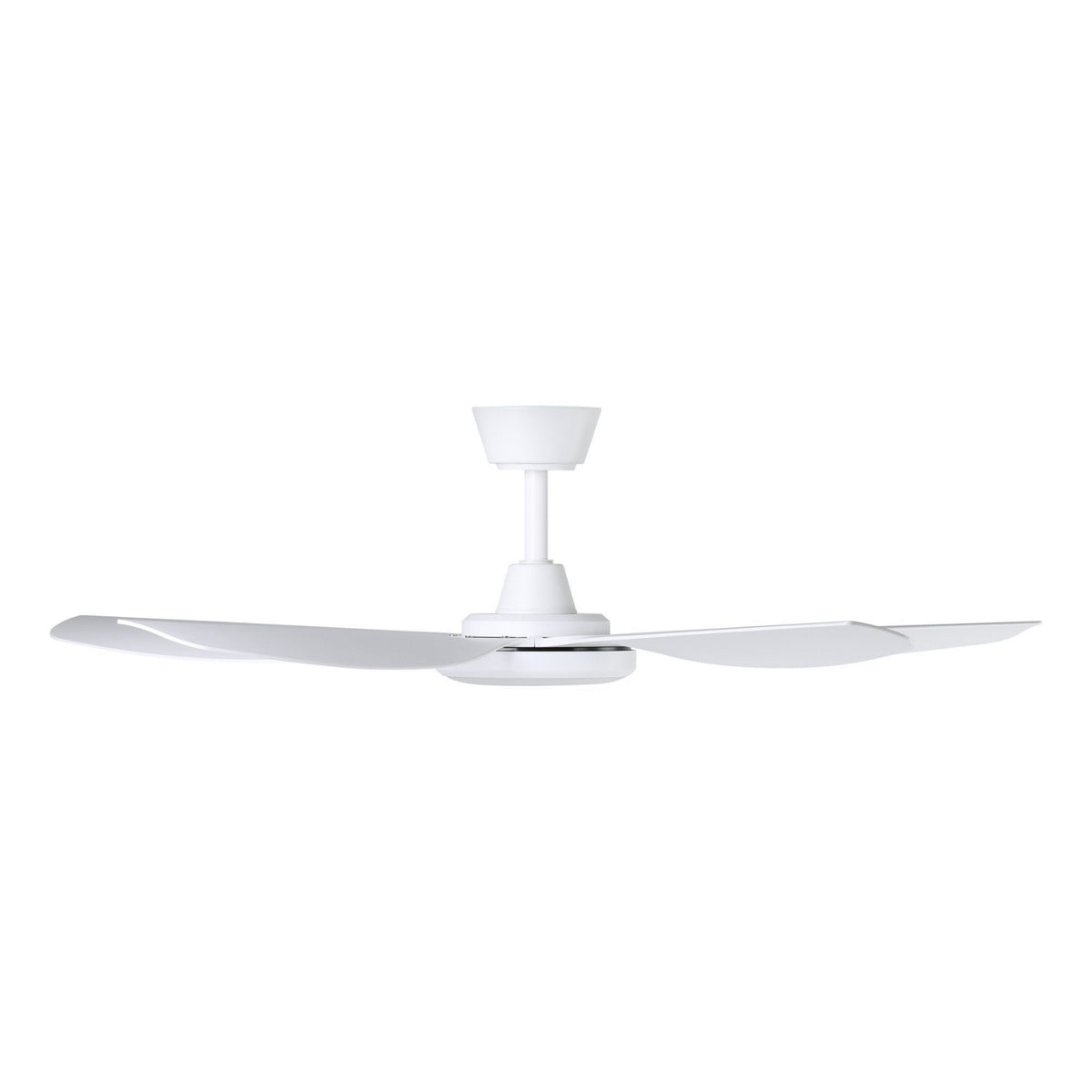 Side View Eglo Miami 48 DC Ceiling Fan with LED Light White 20796601 - The Blue Space
