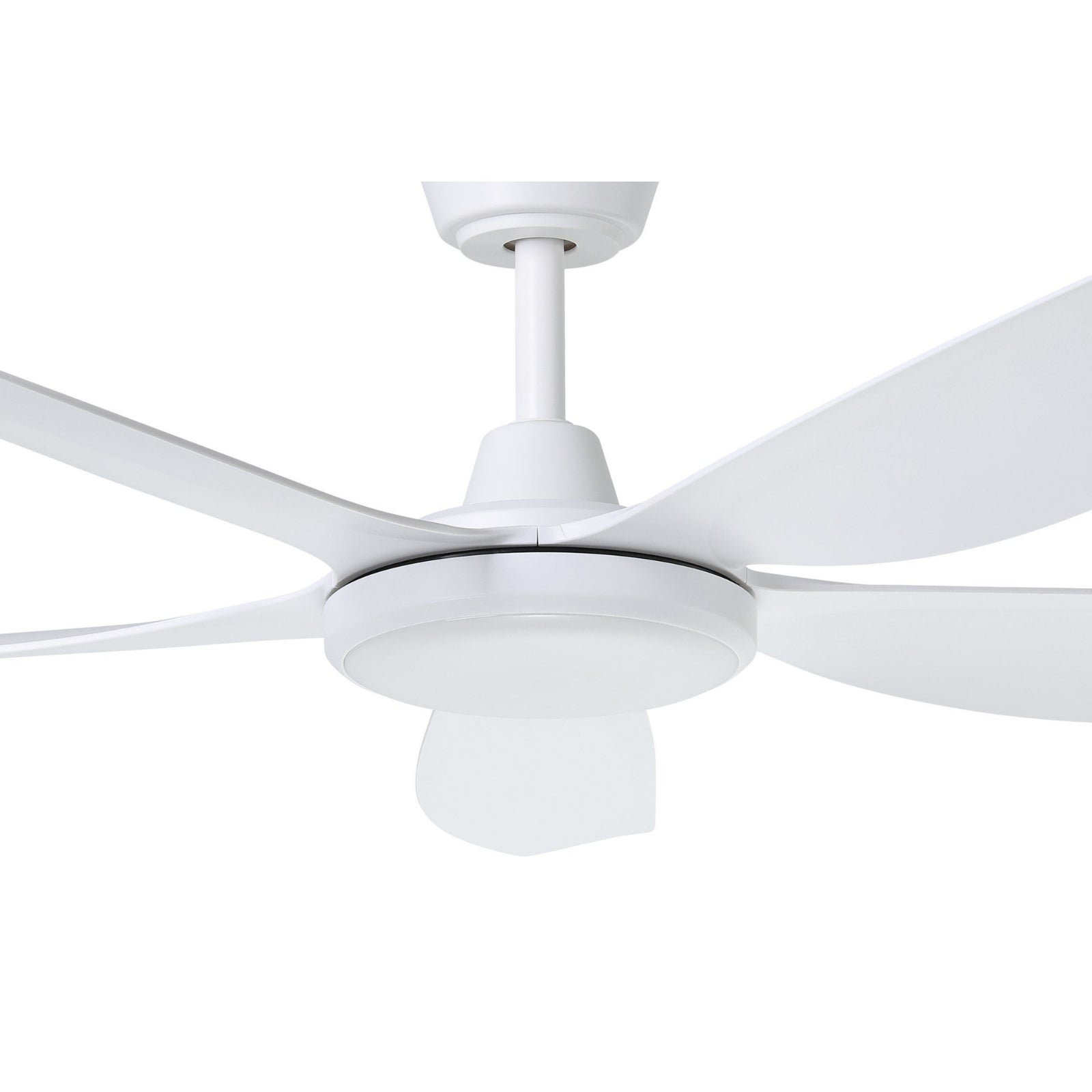 Details Eglo Miami 52 DC Ceiling Fan with LED Light White 20796701 - The Blue Space