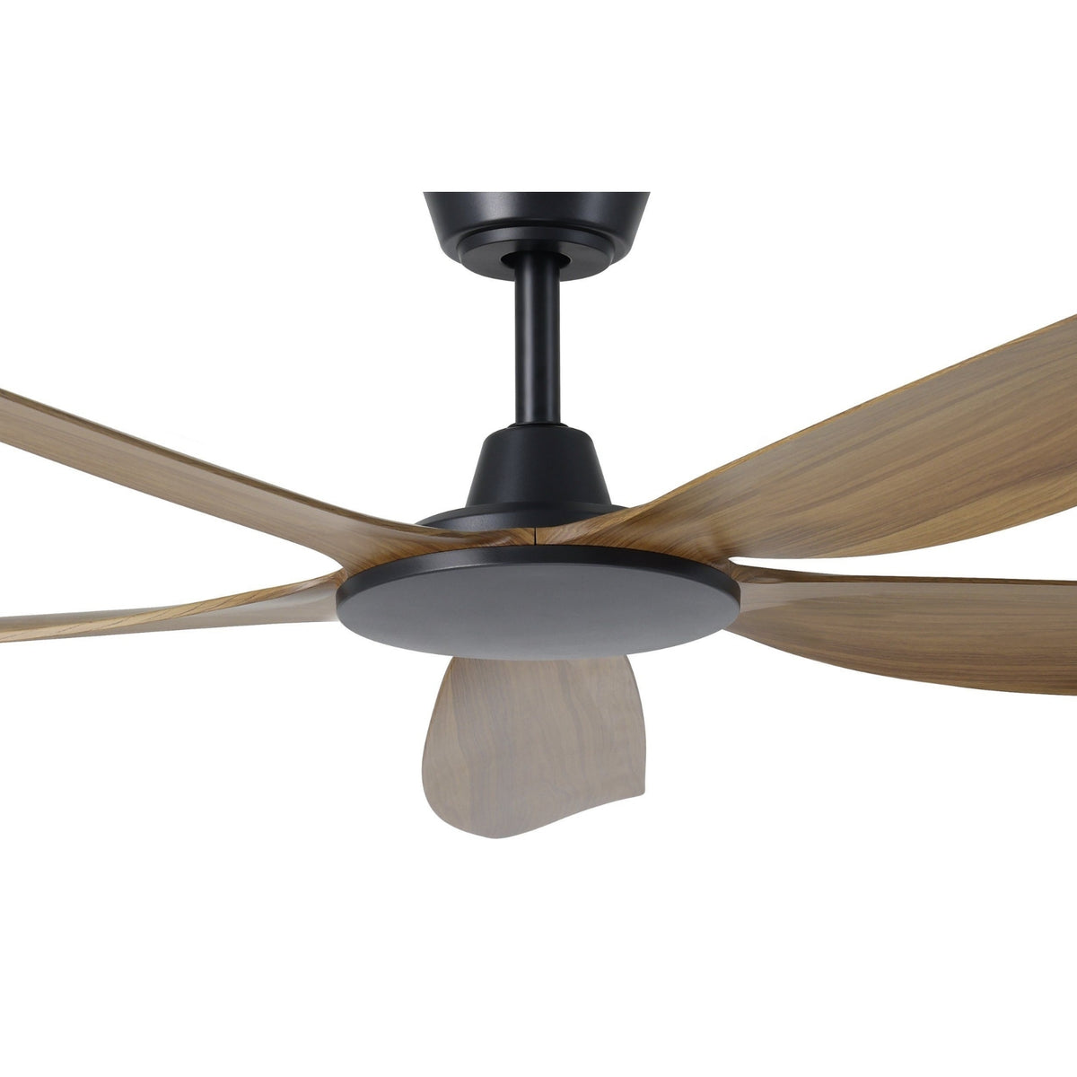 Details Eglo Miami 60 DC Ceiling Fan Black/Teak 20796507 - The Blue Space